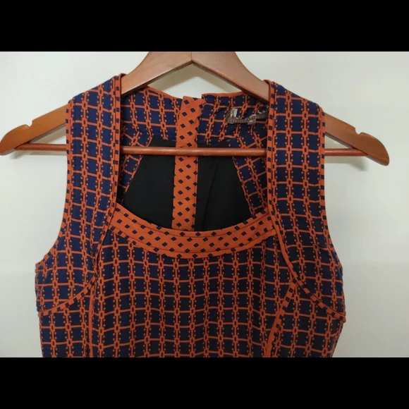 ❌SOLD❌ A-Line Dress (INTERNATIONAL) 🧡💙 - Picture 2 of 12